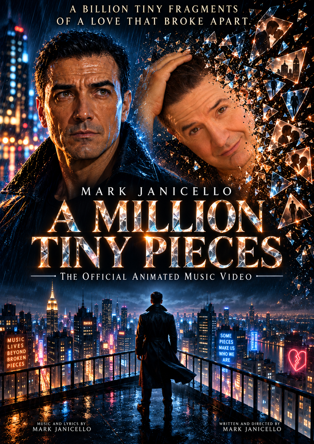 Watch the music video for A Million Tiny Pieces by Mark Janicello